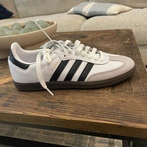 Adidas Samba White and Black Men's Shoes